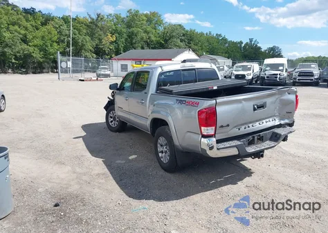 2017 Toyota Tacoma Dbl Cab/Sr/Trdspt/Or/Pro из США, поврежденный, VIN 3TMCZ5AN4HM097187